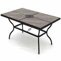 Alegria 40 x 66 in. Four Seasons Brook Table AL3236988